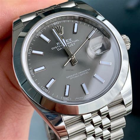 rhodium dial rolex day date|Rolex datejust 126300 41mm.